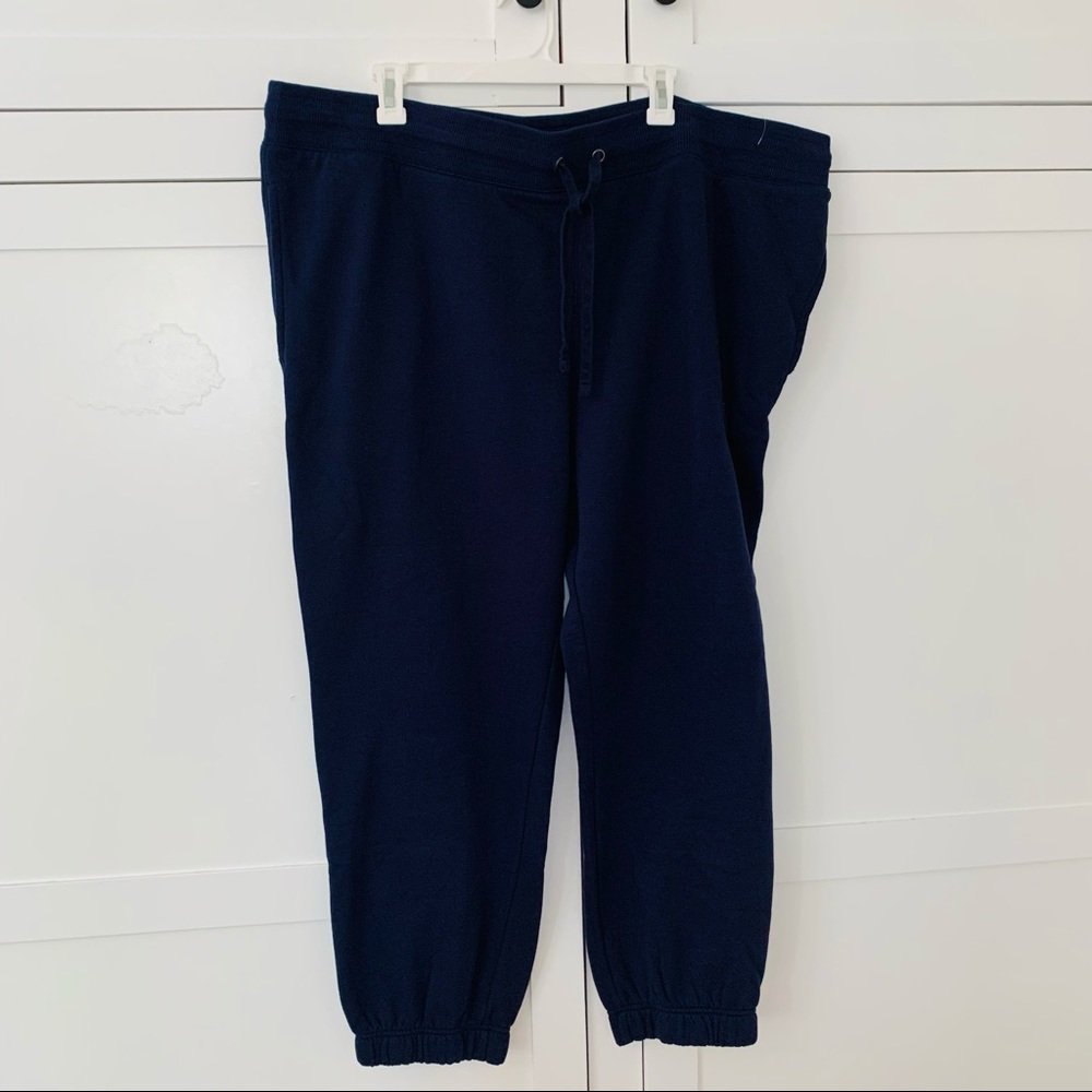 Men’s Goodfellow Tapered Navy Blue Cotton Joggers Pants Size XXL